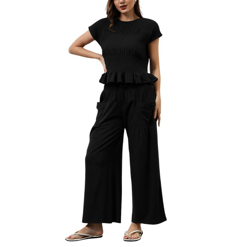 Smocked Ruffle 2-Piece Set